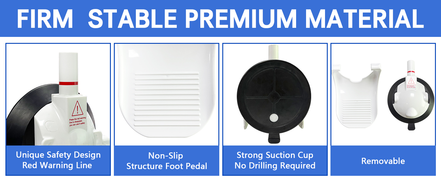 Shower Foot Rest for Shaving Legs with Upgraded Industrial Suction Cup