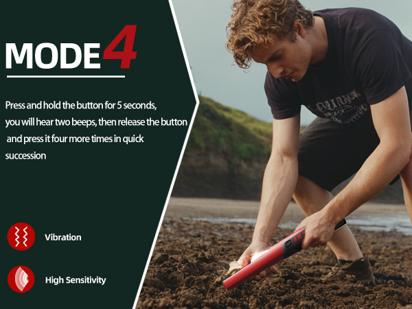 Mode 4 has high sensitivity and vibration