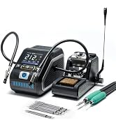FNIRSI DWS-200 200W Precision Digital Soldering Station Kit, with 3 F210 &amp; 6 F245 Soldering Iron ...