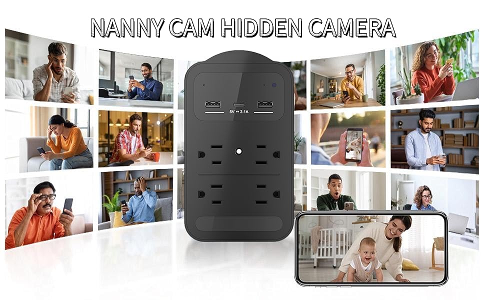 The usage scenarios of nanny cam hidden camera