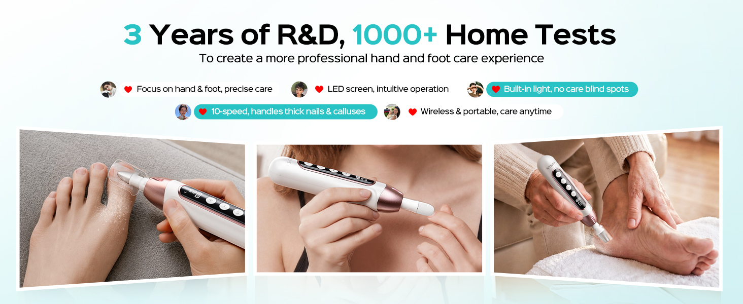 To create a more professional hand and foot care experience