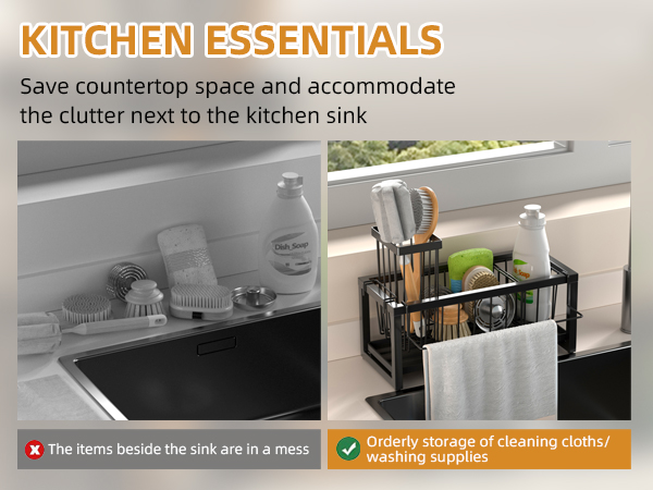 Store by the sink and keep the desktop tidy.