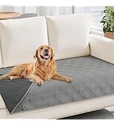 hyha Waterproof Dog Blanket, Reversible Pet Bed Blanket, Soft Sofa Couch Cover for Dogs Washable,...