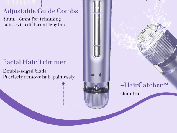 female shaver private area ipx7 waterproof wet &amp; dry