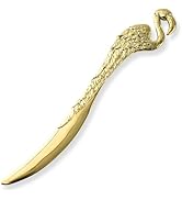Premium Flamingo Letter Opener | Gold Electroplated Desk Accessory for Home or Office | Mail Open...