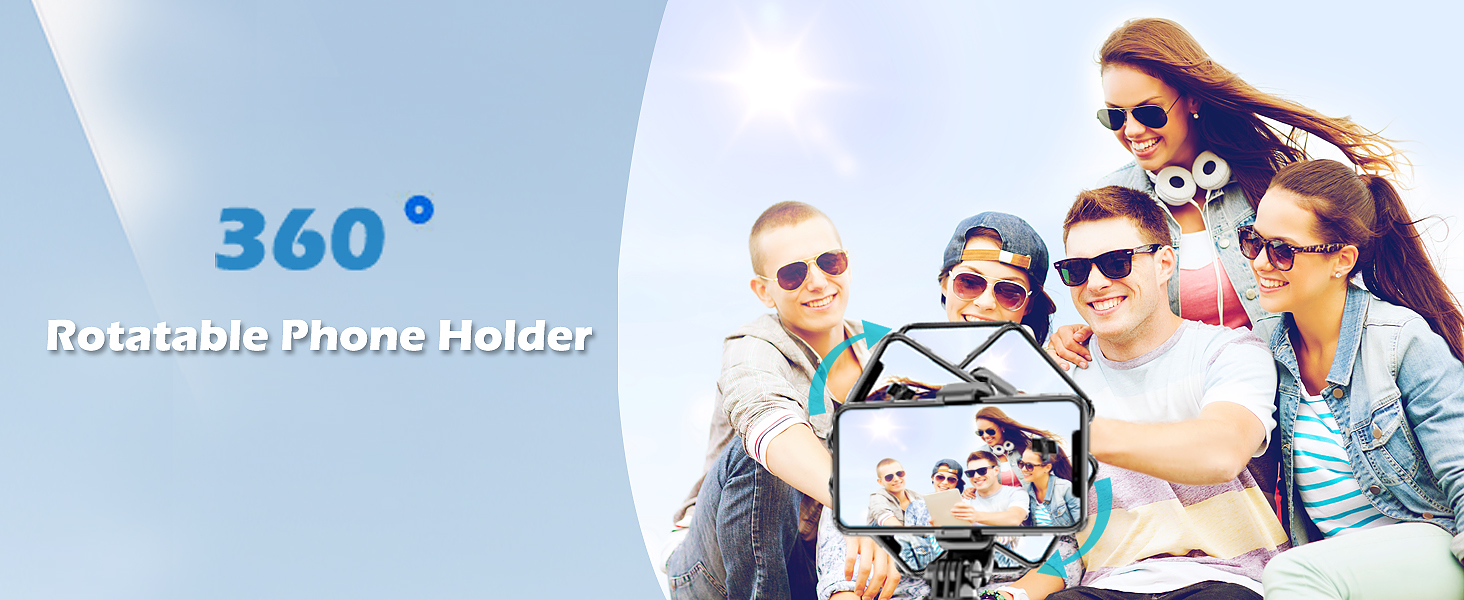 Rotatable Phone Holder selfie stick