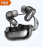 TOZO Crystal Pods Hybrid Active Noise Cancelling Wireless Earbuds, Dual Mics ENC AI Clear Calls, ...