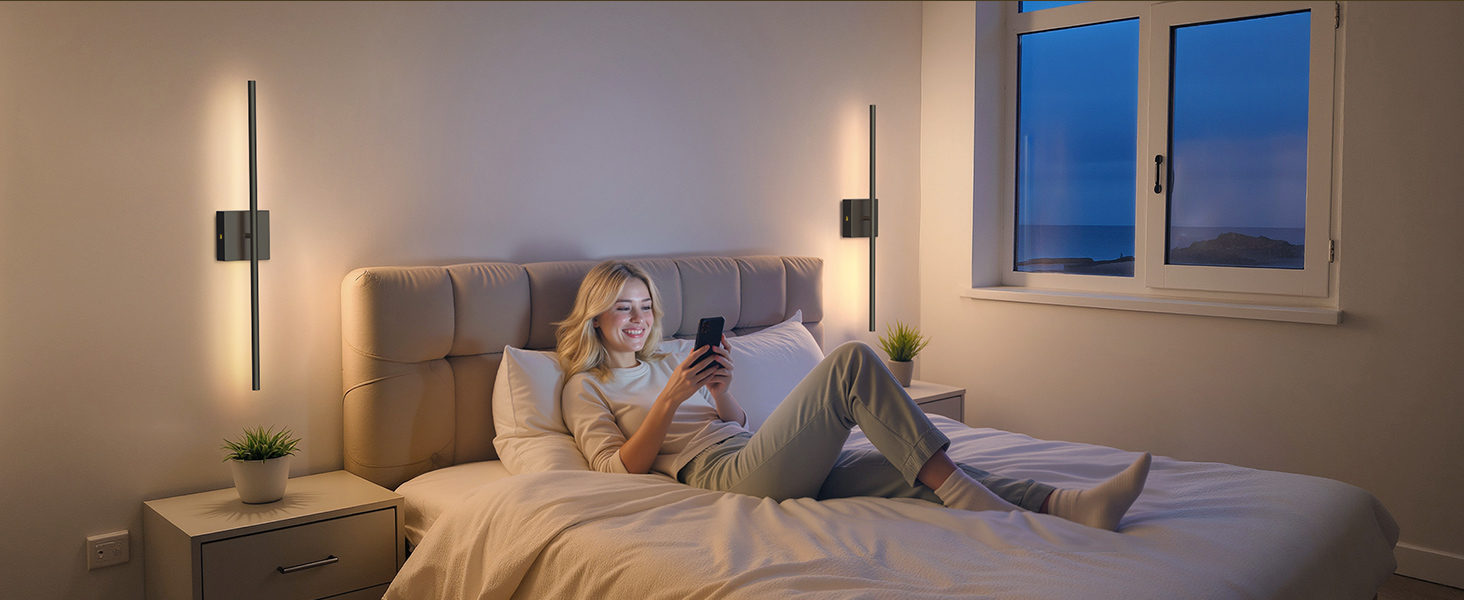 Black battery wall sconces