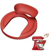 Maireien 2 in 1 Silicone Pouring Shield Funnel for KitchenAid 4.5-6Qt Mixings, Stand Mixer Flour ...