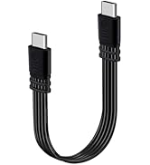 YINGAYOU UBS C Cable Flat Male to Female 480 Mbit/s Data Transmission and Charging (Straight, 50 ...