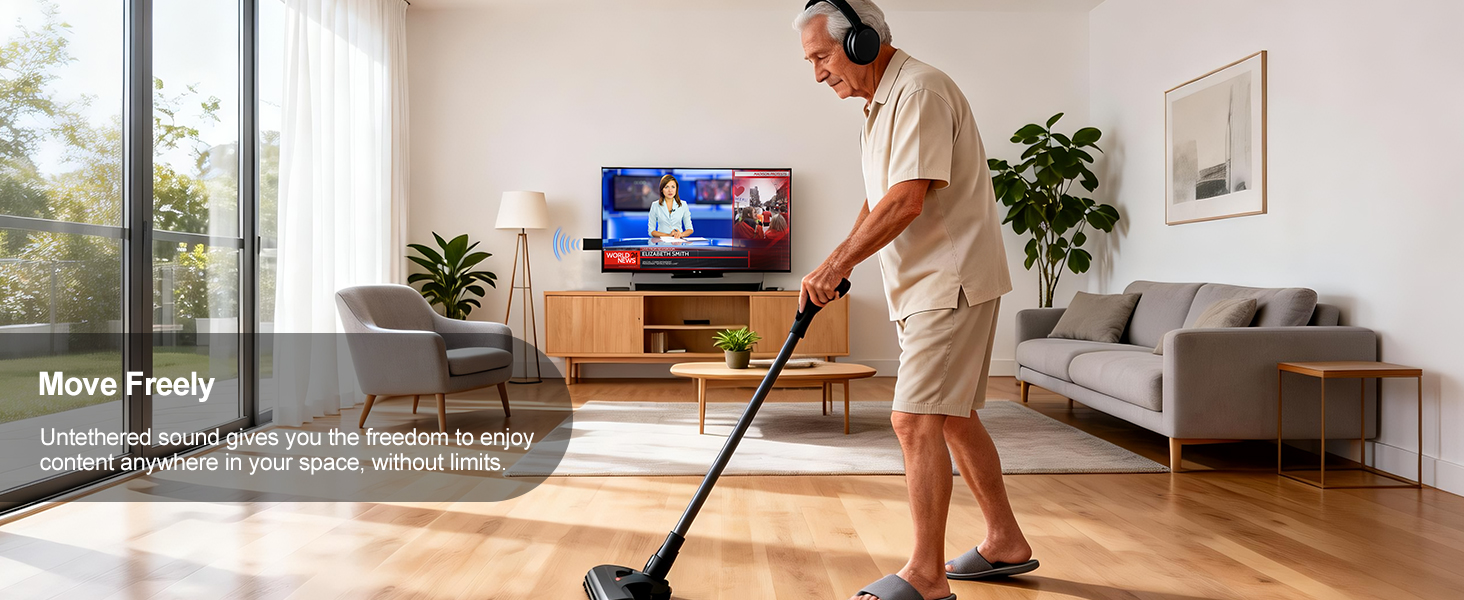 Skyaudio Wireless Headphones for TV Watching