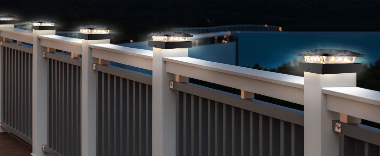 solar post lights