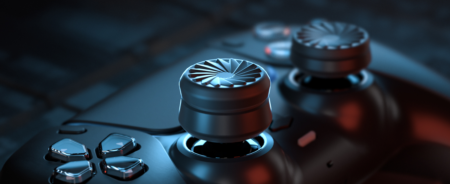 3 Height Turbine Thumbs Cushion Caps Thumb Grips for ps5/4, Thumbstick Grip Cover for Xbox Core