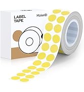 MakeID Coastal Breeze Series Label Tape Compatible with MakeID Label Makers L1 Q1 E1 Refills Wate...