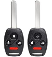 NPAUTO Key Fob Replacement for Honda Accord 2003 2004 2005 2006 2007 Keyless Entry Remote Uncut C...