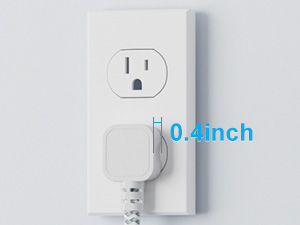 45-degree Right Angled Plug Ultra Thin Flat Plug
