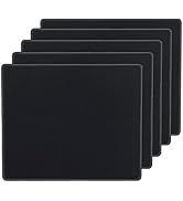 SaiTech IT 5 Pack 2mm Mouse Pad with Stitched Edges Non-Slip Rubber Base, Premium-Textured and Wa...