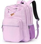 ZORFIN 26L Backpack for School, College, and Travel: Water Resistant Bookbag with 8 Compartments ...