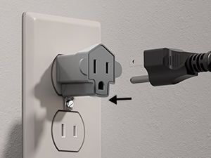 2 plug outlet adapter