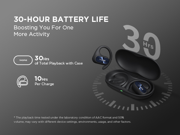 headphone wireless 1More S30 Fit SE bluetooth earbud microphone over android earphones open mic