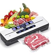 Vacuum Sealer Machine, Powerful Pro Food Sealer Compact Design Food Preservation System High-Spee...