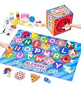 JoyCat Mystery Alphabet Box for Kids 52 PCS Letters Sorting Matching Game Activities Letter Sound...