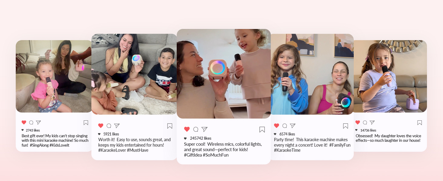 Singing Mini Karaoke Machine for Kids