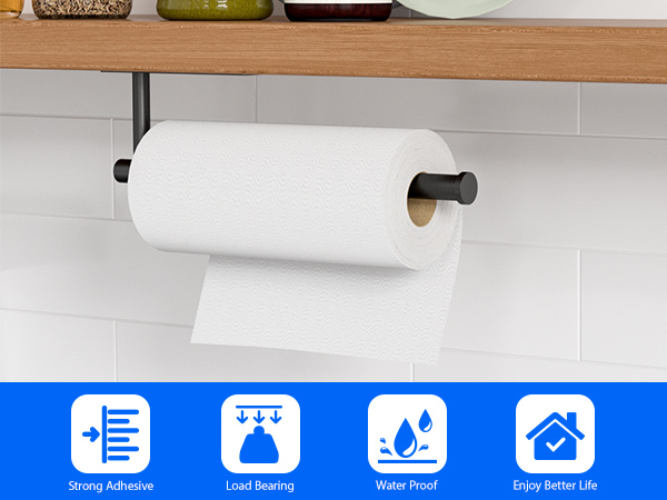 paper towel holder under cabinet