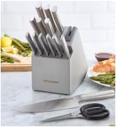 KitchenAid two tone knife block set