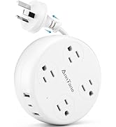 Australia Travel Adapter with USB C, US to Australia Plug Adapter with 4 Outlets 3 USB Ports, Typ...