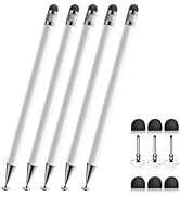 Bopomofo Stylus (5 Pcs), 2-in-1 Stylus Pen for Touchscreen, High Precision and Sensitivity, Suita...