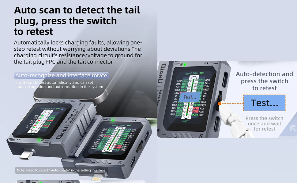 Mobile Phone Tail Plug Detector