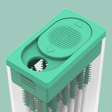 brush picks on the go case