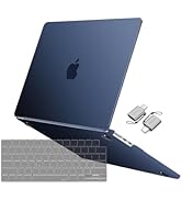 MOSISO Compatible with MacBook Air 13 inch Case 2024 2023 2022 M3 A3113 M2 A2681 Touch ID, Ultra-...