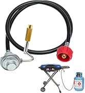 1 lb to 20 lb Propane Adapter Hose &amp; Griddle Regulator Assembly C001 Replacement for Coleman Road...