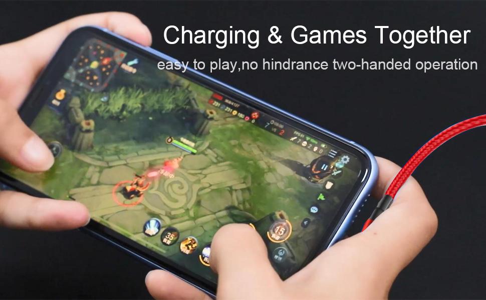 charging &amp; games together