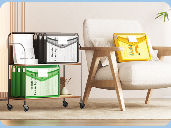ThinkTex Plastic Expanding File Folder