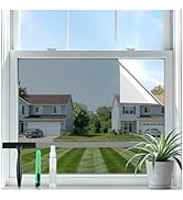 rabbitgoo One Way Privacy Window Film Window Tint for Home with Tools, UV Blocking Heat Control S...