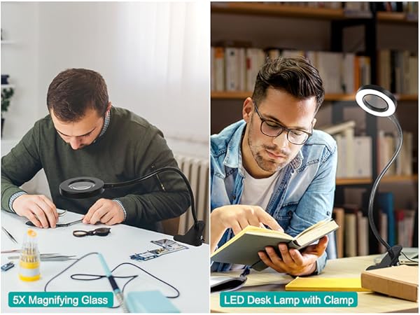 2 Way to use: Magnifying &amp; Lighting