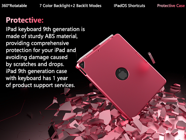 ipad 9th generation case with keyboard