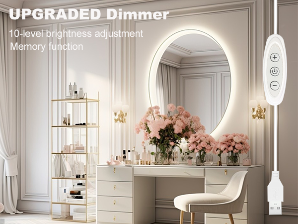 mirror led strip light