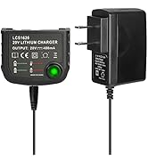 KUNLUN LCS1620 20V Lithium Battery Charger Compatible for Black &amp; Decker 16V 20V Lithium Battery ...