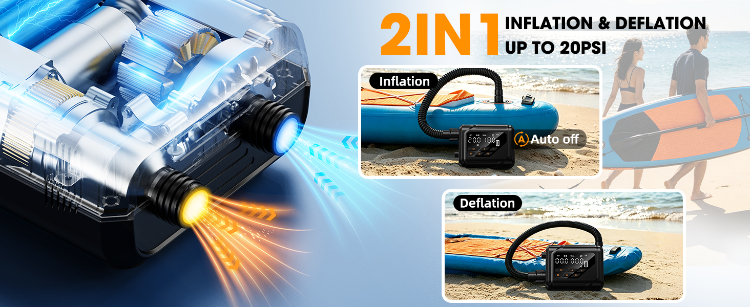 paddle board electric pump