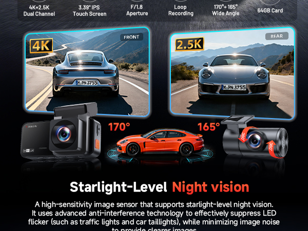 4K dash cam
