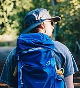 TOP-EX L/XL/XXL UV50+ Waterproof Wide Brim Sun Hat w/Breathable Vented Mesh