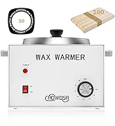Large Single Wax Warmer Professional 3L Electric Wax Heater Machine Hold 5.5 Lbs Wax for Hair Rem...