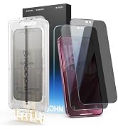 MAGIC JOHN 3rd Gen for iPhone 18 Pro Max AR Privacy Screen Protector 2-Pack | 6.9 inch, 28° Priva...