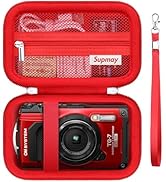 Supmay Carrying Case for OM System OLYMPUS Tough TG-7 / Tough TG-6 / TG-5 / TG-4 Underwater Digit...