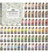 Essential Oil Set, 64 Pcs Fragrance Aromatherapy Oils for Skin, Diffusers, Home Care, Humidifier ...