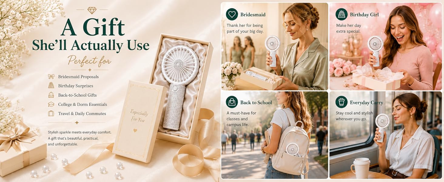 portable hand held fan